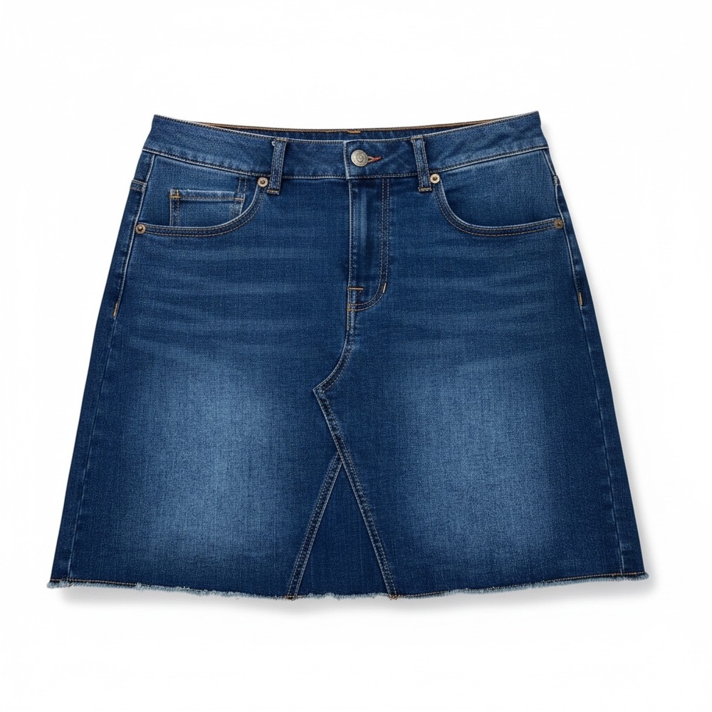 Frye And Co. Denim Mini Skirt Sz.6 NWT - Picture 3 of 6
